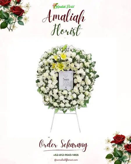 Krans Bunga Duka Segaran